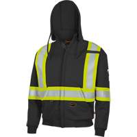 337SF Capuche &agrave; fermeture &eacute;clair ignifug&eacute;e, Hommes, Petit, Noir, 22 cal/cm² Industrial Sales