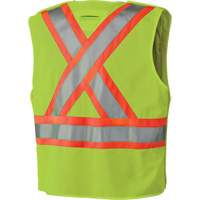 6936 Veste de s&eacute;curit&eacute; d&eacute;tachable en 5 points, Jaune lime haute visibilit&eacute;, 2T-Grand, Polyester Industrial Sales