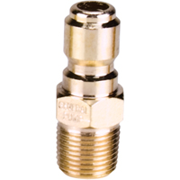 3/8" Male Plated Steel Quick Disconnect Plug Industrial Sales