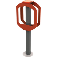 Bike Stop Bike Racks, Steel, 2 Bike Capacity Industrial Sales