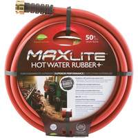 Hot Water Hose, Rubber, 5/8" dia. x 50' L Industrial Sales