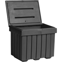 Economy Salt Sand Storage Container, 32" x 23" x 27-1/2", 10 cu. Ft., Grey Industrial Sales