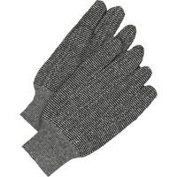 Classic Jersey Gloves, One Size, Salt & Pepper, Unlined, Knit Wrist Industrial Sales