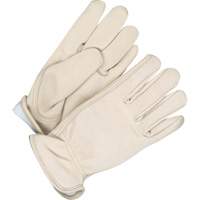 Ladies Insulated Driver Gloves, 8, Grain Cowhide Palm, Fleece Inner Lining Industrial Sales