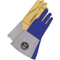 MIG & TIG Welding Gloves, Grain Deerskin, Size Large Industrial Sales