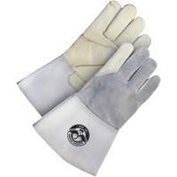 Gander Brand Utility Grain Leather Welder Gloves, Grain Cowhide, Size Large Industrial Sales