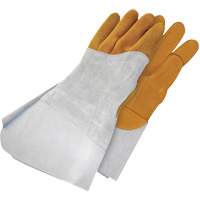 Gander Brand Reverse Grain TIG Welder Gloves, Grain Deerskin, Size 10 Industrial Sales