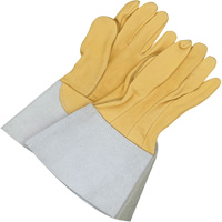 Gander Brand Reverse Grain TIG Welder Gloves, Grain Deerskin, Size 10 Industrial Sales
