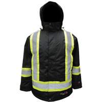 Journeyman Insulated Parka, 3X-Large, Black Industrial Sales