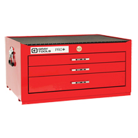 PRO+ Series Intermediate Chest, 26" W, 3 Drawers, Red Industrial Sales