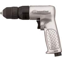 Reversible Air Drill, 4 CFM, 1/4" NPTF, 93 dBA, 3/8" Chuck, Keyless Industrial Sales