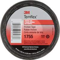 Ruban de chatterton Temflex 1755, 19 mm (3/4") x 18,28 m (60'), Noir Industrial Sales