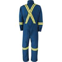 Combinaison de luxe Dupont Nomex IIIA, Taille 4T-Grand, Bleu royal, 6 cal/cm² Industrial Sales