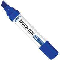 Marqueur Dura-Ink 200, Bleu, Pointe Ciseau Industrial Sales