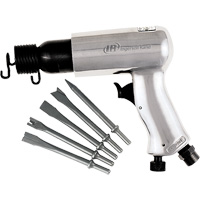 Air Hammer with Chisel Set, 3 CFM, 1/4" NPT, 3500 BPM, 11/16" x 2-5/8" (17.46mm x 66.68mm) Industrial Sales