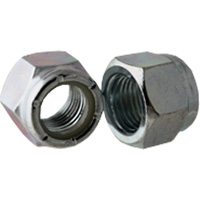 &eacute;crou Nylock, 5/16"-18 dia, Zinc Cr+3, Cors&eacute; Industrial Sales