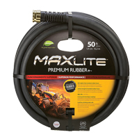 MAXLite Water Hose, Rubber, 3/4" dia. x 50' L Industrial Sales