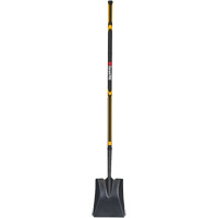 Pelle carr&eacute;e Pro, Fibre de verre, Lame Acier durci, Manche en Droit, Longueur 48" Industrial Sales