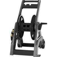 Foldable Hose Reel Cart, 175', Aluminum/Poly-Plastic Industrial Sales