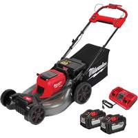 Ensemble de tondeuse sans fil autopropuls&eacute;e &agrave; double pile M18 Fuel, Pouss&eacute;e automatique, &agrave; pile, Largeur de coupe 21" Industrial Sales