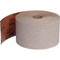 Abrasive No-Fil PSA Paper Roll, Aluminum Oxide, 2-3/4" W x 135' L, 220 Grit Industrial Sales