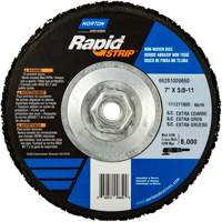 Disques &agrave; moyeu d&eacute;port&eacute; non tiss&eacute;s pour d&eacute;capage rapide Bear-Tex, 7" dia., Grain Extra grossier, Carbure de silicium Industrial Sales