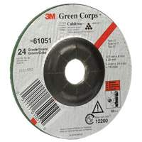 Green Corps Flexible Grinding Wheel, 5" x 1/4", 7/8" Arbor, Ceramic, Type 1 Industrial Sales