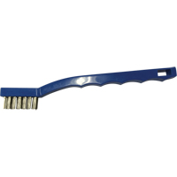 Petites brosses de nettoyage, Laiton, 3 x 7 rangs de fils, Longueur 7-3/4" Industrial Sales