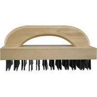 Brosses bloc de boucher &agrave; fils plats, Fil en acier plat, 8 x 12 rangs de fils, Longueur 9" Industrial Sales