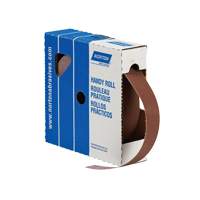 Rouleau de feuille &agrave; poncer pratique, Oxyde d'aluminium, 3" la x 150' lo, Grain P80 Industrial Sales