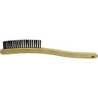 Brosse de nettoyage, Acier inoxydable, 3 x 19 rangs de fils, Longueur 13-11/16" Industrial Sales