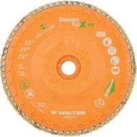 Enduro-Flex Alu Spin-On Flap Disc, 4-1/2" x 5/8"-11, Type 27, 40 Grit, Zirconia Alumina Industrial Sales