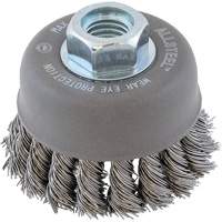 Brosse m&eacute;tallique ALLSTEEL, 3" dia. x 5/8"-11 arbre Industrial Sales