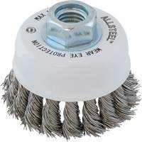 Brosse m&eacute;tallique ALLSTEEL, 3" dia. x 5/8"-11 arbre Industrial Sales