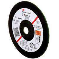 Green Corps Depressed Centre Wheel, 7" x 1/8", 7/8" Arbor, Ceramic, Type 27 Industrial Sales