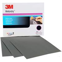 Feuille abrasive Wetordry, 9" x 11", Grain P220, Oxyde d'aluminium Industrial Sales