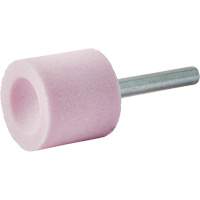 Vitrified Bond Mounted Point, A38, Aluminum Oxide, 1" Dia., 1" L, 80 Grit Industrial Sales