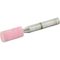 Vitrified Bond Mounted Point, W177, Aluminum Oxide, 3/8" Dia., 3/4" L, 80 Grit Industrial Sales