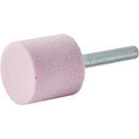Vitrified Bond Mounted Point, W220, Aluminum Oxide, 1" Dia., 1" L, 80 Grit Industrial Sales
