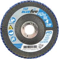 R884P BlueFire&reg; Conical Flap Disc, 4" x 5/8", Type 29, P60 Grit, Zirconia Alumina Industrial Sales