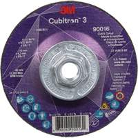 Meule &agrave; couper & tronçonner Cubitron 3, 4-1/2" x 5/32", Arbre de 5/8"-11, Type T27, Grain de 36+, C&eacute;ramique Industrial Sales