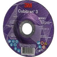 Meule &agrave; tronçonner Cubitron 3, 4-1/2" x 0,045", Arbre de 7/8", Type T27, C&eacute;ramique, 13 300 Tr/min Industrial Sales