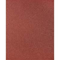 Feuille de papier abrasif grossier pour le m&eacute;tal R243 AO, 9" x 11", Grain 80, Oxyde d'aluminium Industrial Sales