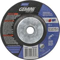Meule Gemini, 4-1/2" x 1/4", Arbre 5/8"-11, Oxyde d'aluminium, Type 27 Industrial Sales
