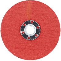 Blaze F980 Speed-Change Fastener Fiber Locking Disc, 4-1/2" Dia., 24 Grit, Ceramic Alumina Industrial Sales