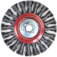 Roue compl&egrave;te de c&acirc;ble de torsion, Dia. 4", Fils 0,02", Arbre 5/8"-11, Acier Industrial Sales