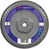 Disque &agrave; lamelles conique 1169F Cubitron 3 &agrave; changement rapide, 7" x 5/8"-11, Type T29, Grain 40+, C&eacute;ramique Industrial Sales