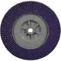 Disque &agrave; lamelles plate 1169F Cubitron 3 &agrave; changement rapide, 6" x 5/8"-11, Type T27, Grain 80+, C&eacute;ramique Industrial Sales