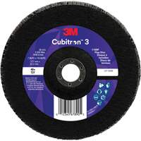 Disque &agrave; lamelles plate 1169F Cubitron 3, 7" x 7/8", Type T27, Grain 40+, C&eacute;ramique Industrial Sales