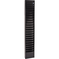 Literature Storage Racks, Stationary, 23 Slots, Steel, 9-3/4" W x 4-1/8" D x 65-1/2" H Industrial Sales